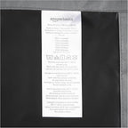 Amazon Basics Portable Blackout Curtain Shade with Suction Cups, 50"W x 78"L, 2-Pack, Dark Grey