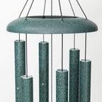 Corinthian Bells by Wind River – 30 inch Green Wind Chime for Patio, Backyard, Garden, and Outdoor Decor (Aluminum Chime) Made in The USA