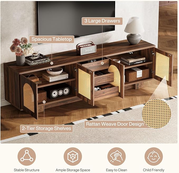 Tribesigns 70.9" TV Stand for TVs up to 80 Inches