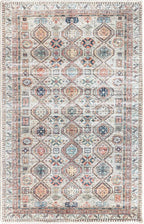 Keen Home Design 2x3 Rug - Machine Washable Entry Rug with Non-Slip Backing, Ideal for Enteryway, Kitchen, Bathroom, Laundry Room - Vintage, Easy Clean, Durable, Low Pile Rug - (2' x 3')