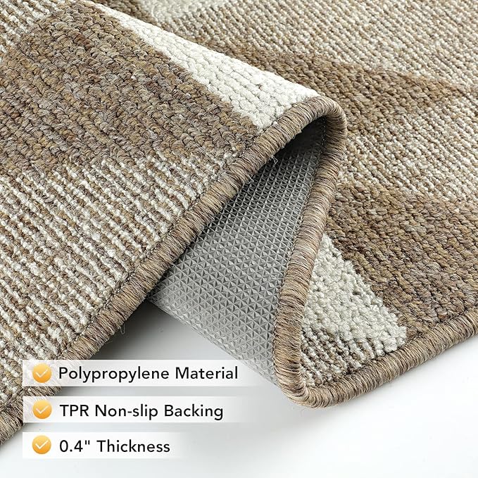 hicorfe Indoor Doormat,24"x35" Front Back Door Mat Rubber Backing Non Slip Door Mats,Low-Profile Absorbent Resist Dirt Entryway Doormat Inside Floor Mats for Entrance