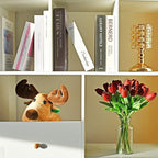 Mandy's Artificial Tulips 20 Stems Burgundy PU Faux Flowers for Wedding Home Decor 13.5 Inch