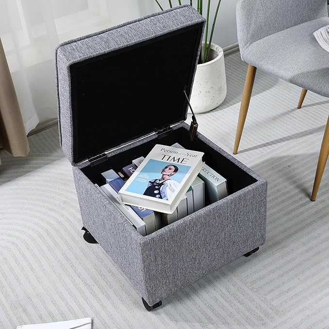 Adeco Storage Ottoman