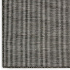 Nourison Positano Indoor-Outdoor Charcoal 7' x 10' Area Rug, Easy Cleaning, Non Shedding, Bed Room, Living Room, Dining Room, Backyard, Deck, Patio (7x10)