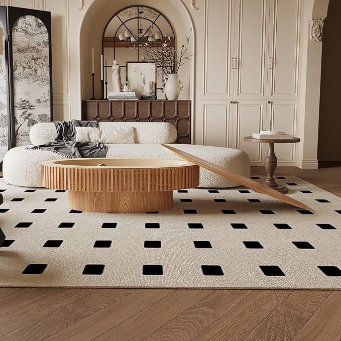 47.2''Oval Coffee Table with Storage, Mid Century Modern Drum Center Tables with Lid Fluted Solid Wood Side Coffee Table Pedestal Tea Table for Living Room, Bedroom, Apartmen-Natural