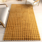 nuLOOM Jeni Checkered 3'9" x 6' Machine Washable Area Rug for Living Room Bedroom Dining Room Kitchen, Gold