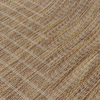 Adiva Rugs Outdoor Indoor Area Rug, Weather Resistant, Easy to Clean, Stain Resistant Floor Mat for Dining Room, Backyard, Deck, Patio (Wooden, 2' x 3')