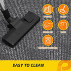JSEI Dirt Trapper Door Mat 20"x32" Non-Slip Washable Entrance Mat, Dog Doormats, Absorbent & Fade-Resistant Floor Mats, Low Profile Welcome Mats for Entryway, Front Door, and Inside Entrance,Dark Grey