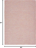 Nourison Home Positano Indoor/Outdoor Rainbow 5' x 7' Area Rug, Easy Cleaning, Non Shedding, Bed Room, Living Room, Dining Room, Backyard, Deck, Patio (5x7)