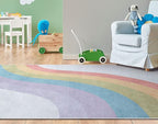 Well Woven Kids Rainbow Rug, 5' x 7', Multi Color