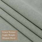 150 Inches Extra Wide Room Divider Draperies, Pinch Pleat Drapes, Absolutely Blackout Sliding Door Drapery, Total Privacy Ceiling Track Curtains, 150" W by 102" L, Fog Green (1 Panel)