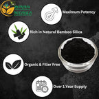 Activated Charcoal Powder 100% Food Grade, Natural Detoxifier for Teeth Whitening, Digestive Health, Face Masks, DIY Skincare, Detox Drinks & Bug Bite Relief 3.5 oz Pack