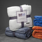 Mellowdy Extra Thick Hearty Plush Flannel Blanket (Pale Mint, 60x80) - 500GSM Twin Size Warm Blanket for Winter, Fall | Soft, Fluffy, Cuddly, Perfect for Bed, Oversized Throw for Couch, Sofa