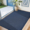 COSY HOMEER-Door-Mat 32"x48" Non Slip Absorbent Entryway Rugs Dirt Trapper Doormats Washable Entrance Mats Low Pile Welcome Floor Mat for Front Back Door and Entry Mats,Navy Blue