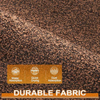 Mibao Front Door Mat, Dirt Trapper Welcome Mat for Outdoor Indoor, Non-Slip Waterproof Doormat, Durable Machine Washable Low Profile Entry Rug for Back Door Outside Patio Porch, 60" x 36", Brown