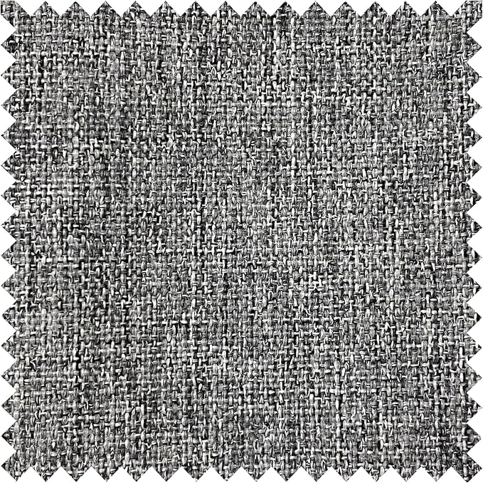 Macochico 120”Wx102”L 100% Blackout Linen Curtains Pinch Pleated Thermal Panels for Sliding Door Bedroom Living Room Farmhouse Shabby Chic Natural Grey Burlap Curtains with Tieback 1 Panel
