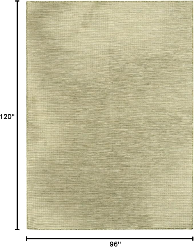 Nourison Home Home Positano 8' x 10' Fabric Green Area Rug