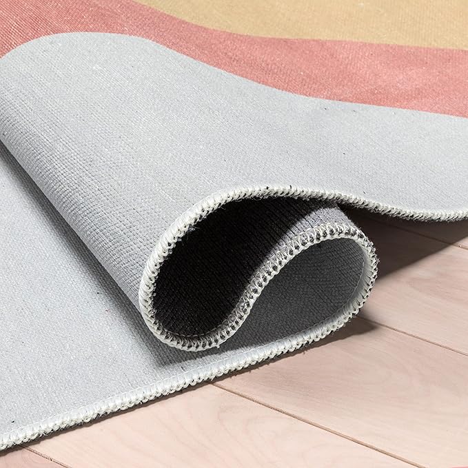 Well Woven Kids Rainbow Rug, 5' x 7', Multi Color