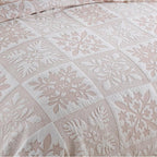 MarCielo 3-Piece 100% Cotton Bedspread Lightweight Quilt Coverlet Embroidery Farmhouse Bedding Set (TJ Colorful,Queen (98"x102"))