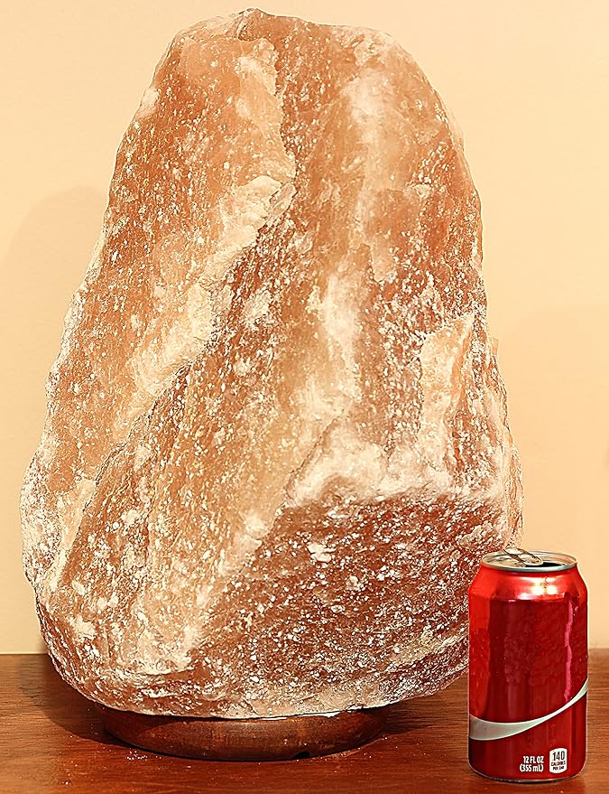 Giant Natural Himalayan Crystal Rock Salt Lamp 60~70 lbs
