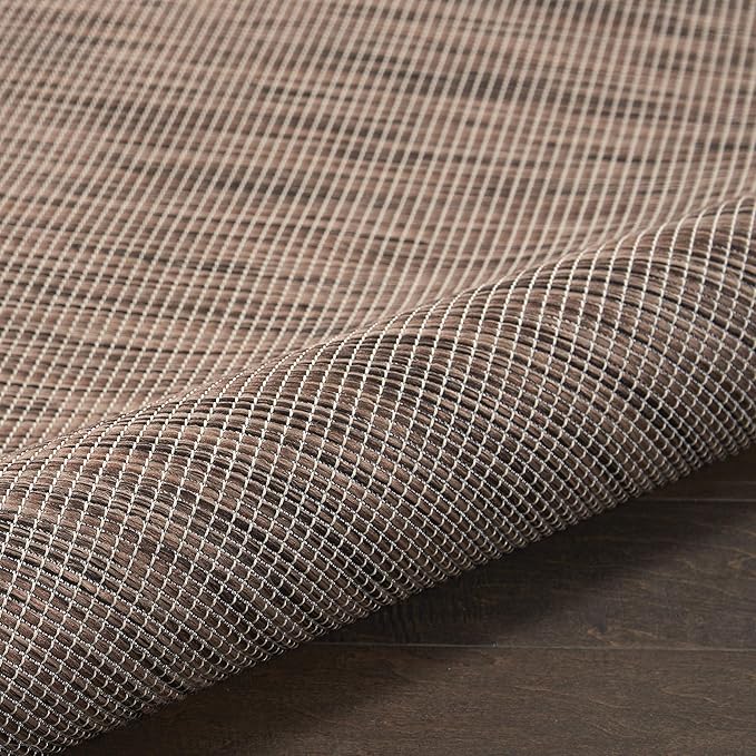 Nourison Home Positano 10' Runner Natural Fabric Modern Area Rug (10' Runner)