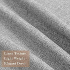 150 Inches Extra Wide Room Divider Draperies, Pinch Pleat Drapes, Absolutely Blackout Sliding Door Drapery, Total Privacy Ceiling Track Curtains, 150" W by 84" L, Light Grey (1 Panel)