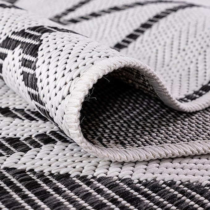 Keen Home Design Terrace Outdoor Area Rug - 8x10 Washable Indoor/Outdoor Rug for Patio, Kitchen, Balcony, Beach, Garden, Deck and Porch, Size: 7'7"x10'