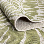Keen Home Design Terrace Outdoor Area Rug - 5x8 Washable Indoor/Outdoor Rug for Patio, Kitchen, Balcony, Beach, Garden, Deck and Porch, Size: 5'3"x7'7"