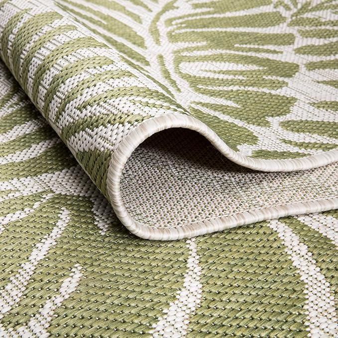 Keen Home Design Terrace Outdoor Area Rug - 6x9 Washable Indoor/Outdoor Rug for Patio, Kitchen, Balcony, Beach, Garden, Deck and Porch, Size: 6'x8'10"