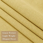 150 Inches Extra Wide Room Divider Draperies, Pinch Pleat Drapes, Absolutely Blackout Sliding Door Drapery, Total Privacy Ceiling Track Curtains, 150" W by 102" L, Yellow (1 Panel)