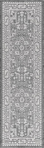 Keen Home Design Terrace Outdoor Runner Rug - 2x8 Washable Indoor/Outdoor Rug for Patio, Kitchen, Balcony, Beach, Garden, Deck and Porch, Size: 2'2"x7'7"