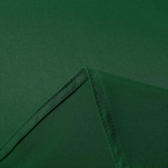 sancua Rectangle Tablecloth - 70 x 90 Inch - Stain and Wrinkle Resistant Washable Polyester Table Cloth, Decorative Fabric Table Cover for Dining Tables, Buffet Parties and Christmas, Hunter Green