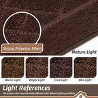 BEQHAUSE Dirt Trapper Door Mat 36" x 60", Doormat Non-Slip Entryway Rugs Washable, Dog Door Mat Stain Resistant and Absorbent Welcome Floor Mat for Front Back Door, Muddy Wet Shoes & Paws, Brown