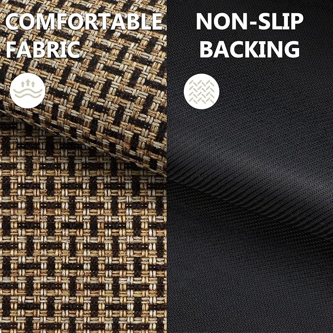 LEKEEPGO Door Mat Indoor Entrance 24"x36", Absorbent Indoor Door Mat, Non Slip Rubber Backing Inside Door Mats, Washable Floor Mat, Low-Profile Doormat for Front Door, Entryway, Entrance, Black