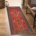 Keen Home Design 2x7 Rug - Machine Washable Runner Rug with Non-Slip Backing, Ideal for Hallway, Entryway, Kitchen, Laundry Room - Vintage, Easy Clean, Durable, Low Pile Rug - (2'6" x 7')