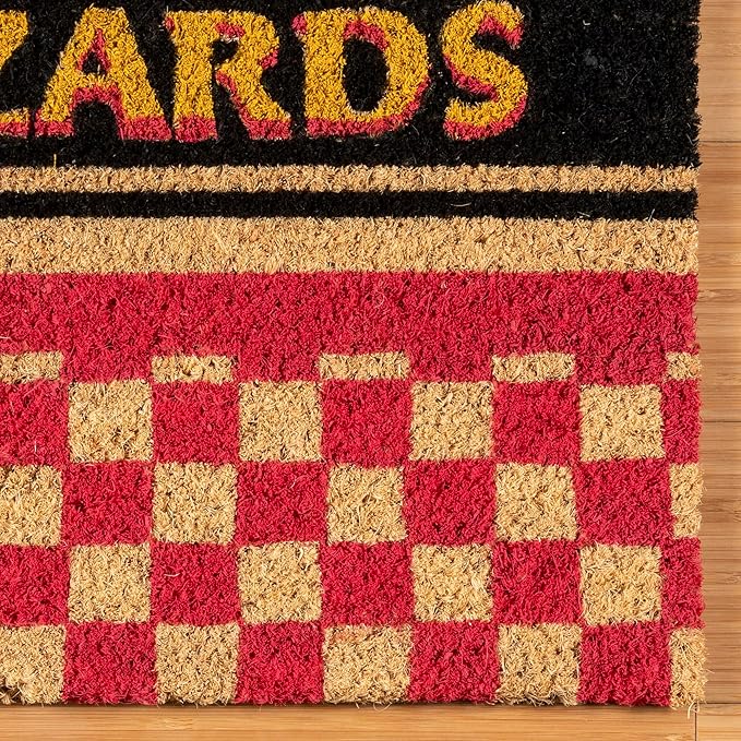 Gertmenian Harry Potter Coir Doormat - 2x3 Welcome Mat (2-Pack), Ideal for High Traffic Areas in Front Door, Garage, Entryway - Paramount Hogwarts/Witches, 80027