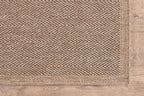 CAMILSON Easy Jute Rug 2x3, Indoor Outdoor Natural Color Fiber Area Rugs for Bathroom and Kitchen Rug, Herringbone Seagrass Boho Woven Design, Easy-Cleaning, Washable Outside Carpet Alfombras (2 x 3)