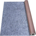 Marine Carpet,6 FT x 18 FT Blue-Gray Indoor Outdoor Carpet 0.2" Thick Boat Carpet with Water-Proof TPE Backing, Non-Slide Outdoor Marine Carpet Roll for Home, Patio, Porch, Deck
