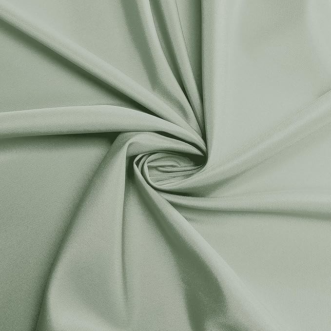 sancua Rectangle Tablecloth - 60 x 84 Inch - Stain and Wrinkle Resistant Washable Polyester Table Cloth, Decorative Fabric Table Cover for Dining Tables, Buffet Parties and Camping, Sage Green