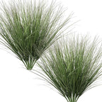 24PCS Fake Plants Artificial Wheat Grass Greenery Plastic Plants Fake Grass Artificial Plants for Outdoor Decor Artificial Grass Plant with Greenery Stems for Indoor Home Decoration 26.4"