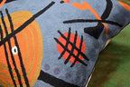 Kandinsky Modern Throw Pillow Cover - Escape | Abstract Pillow | Modern Couch Pillow | Contemporary Pillows | Modern Outdoor Pillow | Mid Century Chair Cushions | Handmade Wool Size 18x18