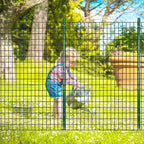 ARIFARO Sturdy Duty Metal Fence Posts 6 Feet assemblable,Pack of 10,No Digging Garden U Post for Wire Fencing Steel Poles for Yard, Outdoor