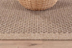 CAMILSON Easy Jute Rug 6x9, Indoor Outdoor Natural Color Fiber Area Rugs for Living Room Patio and Kitchen Rug, Sisal Boho Woven Design, Easy-Cleaning, Washable Outside Carpet Alfombras para(6 x 9)