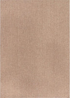 CAMILSON Easy Jute Rug 9x12, Large Indoor Outdoor Natural Color Farmhouse Area Rugs for Living Room Patio and Kitchen Rug, Solid Boho Woven Design, Easy-Cleaning, Washable Outside Carpet (9 x 12)