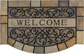 CHICHIC Entrance Door Mat Large 24 x 36 Inch Entry Way Doormat Front Door Rugs Outdoors Heavy Duty Welcome Mat, Non Slip Rubber Back Low Profile for Garage, Patio, High Traffic Area, Vine