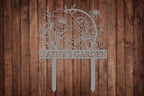 Personalized Metal Garden Sign with Stake, Custom Garden Decor for Outdoor, Custom Family Name Sign, Patio Decorations, Lawn Art, Farmhouse Decorative, Housewarming Gift (CstmDesign12)