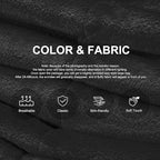 Bean Bag Chairs for Adults Giant Bean Bag Chair Memory Foam BeanBag Chair Big Bean Bag Sofa with Filler Faux Fur Fireside Beanbags Lazy Sofa for Living Room Bedroom Dorm Office (Black Plush)