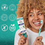 GuruNanda Hydroxyapatite Toothpaste, SLS & Fluoride Free, Whitening Toothpaste - Freshens Breath, Fights Plaque - Natural CocoMint Jasmine Neem, 4.2oz