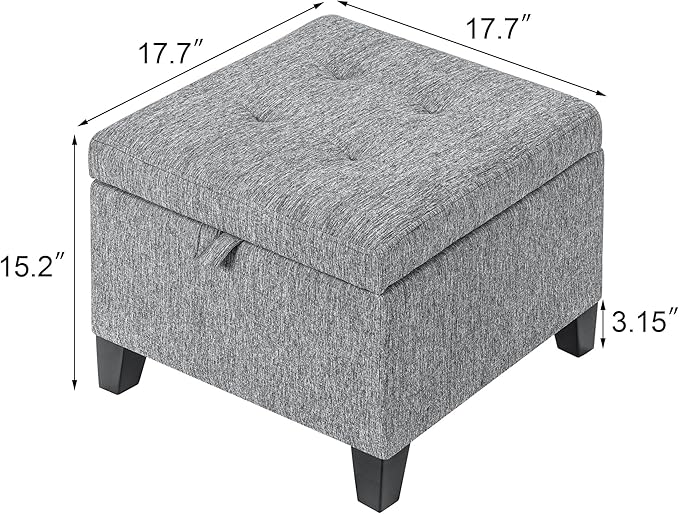 Adeco Storage Ottoman