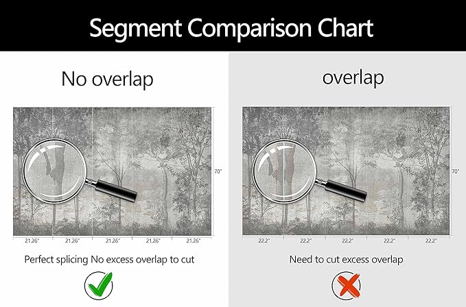 WFBHUA-Vintage Forest Woodland Mural Wallpaper Gray Old Wall Tree Wallpaper for Bedroom Living Room(Not Peel and Stick)